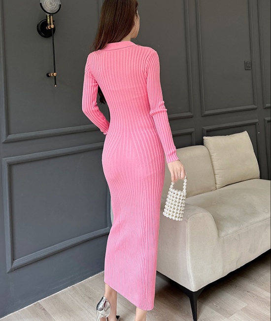 Knitwear temperament knitted bottoming fashion dress
