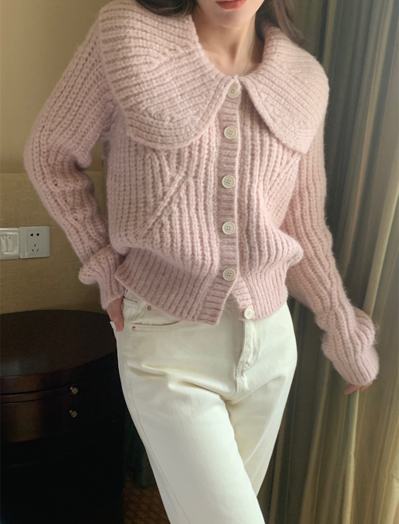 Tender soft cardigan thick Korean style sweater