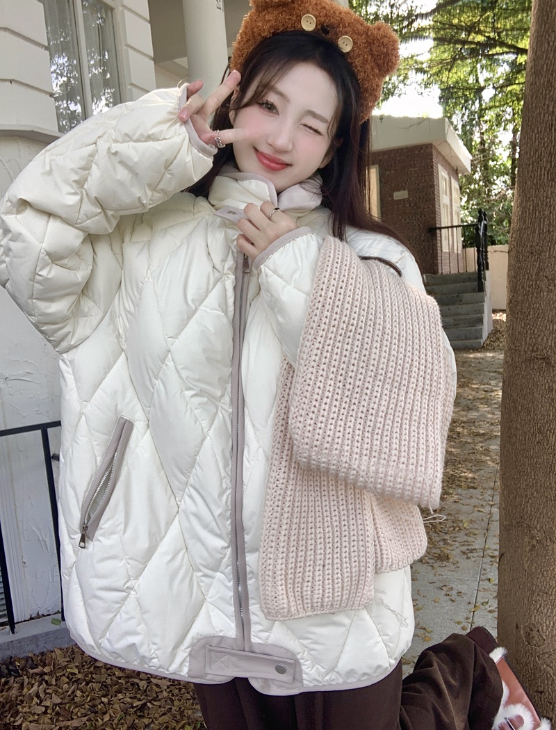 Quilted small fellow coat Korean style retro cotton coat