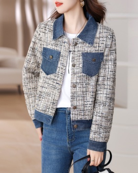 Autumn and winter small fellow refinement coat for women