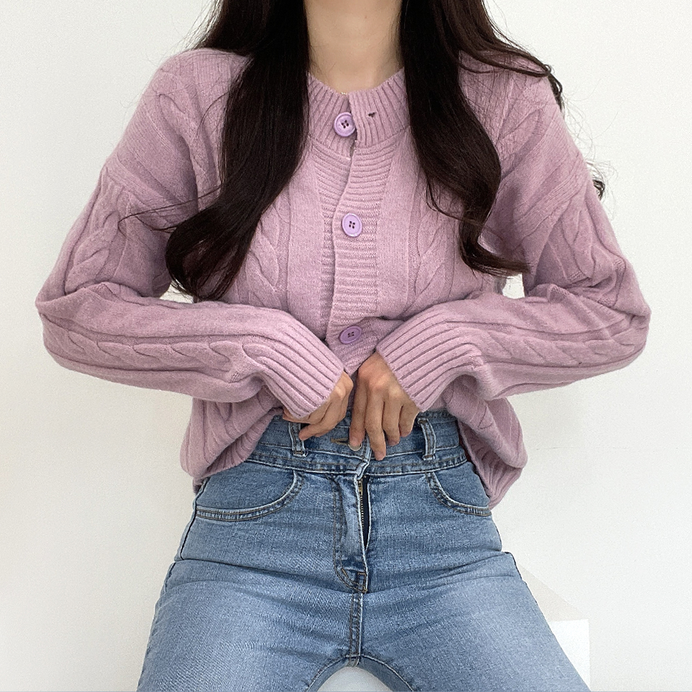 Simple Korean style tops long sleeve sweater