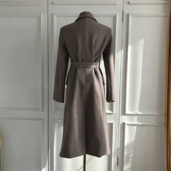 Woolen simple overcoat long business suit