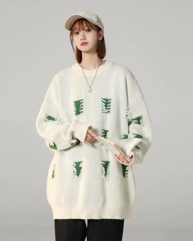 Big fat holes large yard autumn and winter sweater for women