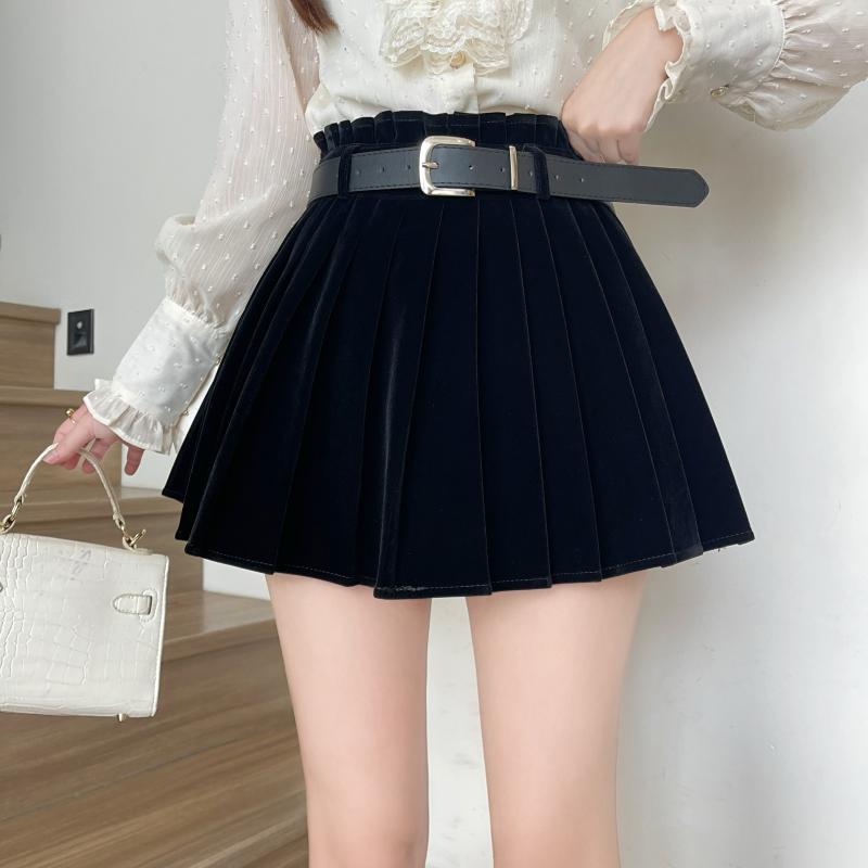 Autumn and winter short skirt anti emptied skirt for women