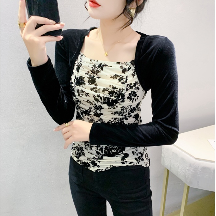 Large yard tops autumn and winter bottoming shirt for women