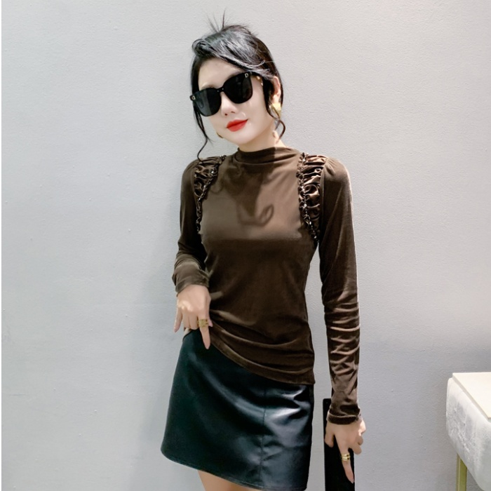 Large yard autumn and winter unique bottoming shirt for women
