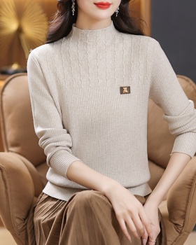 Thermal bottoming shirt all-match sweater for women