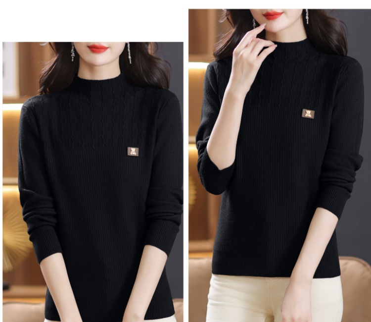 Thermal bottoming shirt all-match sweater for women