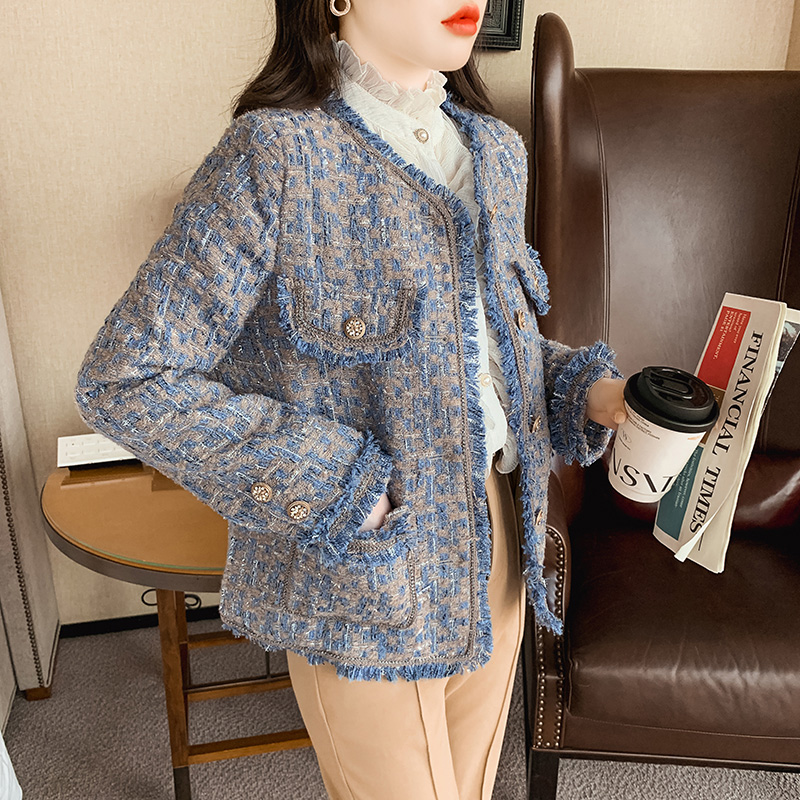 Korean style jacket temperament woolen coat for women