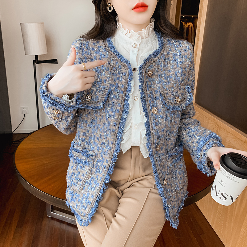 Korean style jacket temperament woolen coat for women