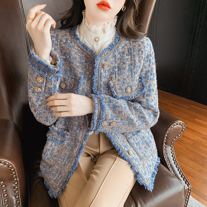 Korean style jacket temperament woolen coat for women