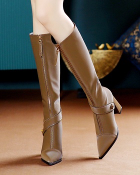 Plus velvet boots thigh boots for women