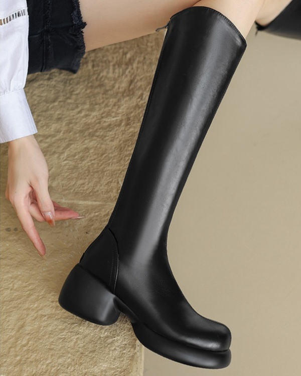 Large yard boots not exceed knee thigh boots
