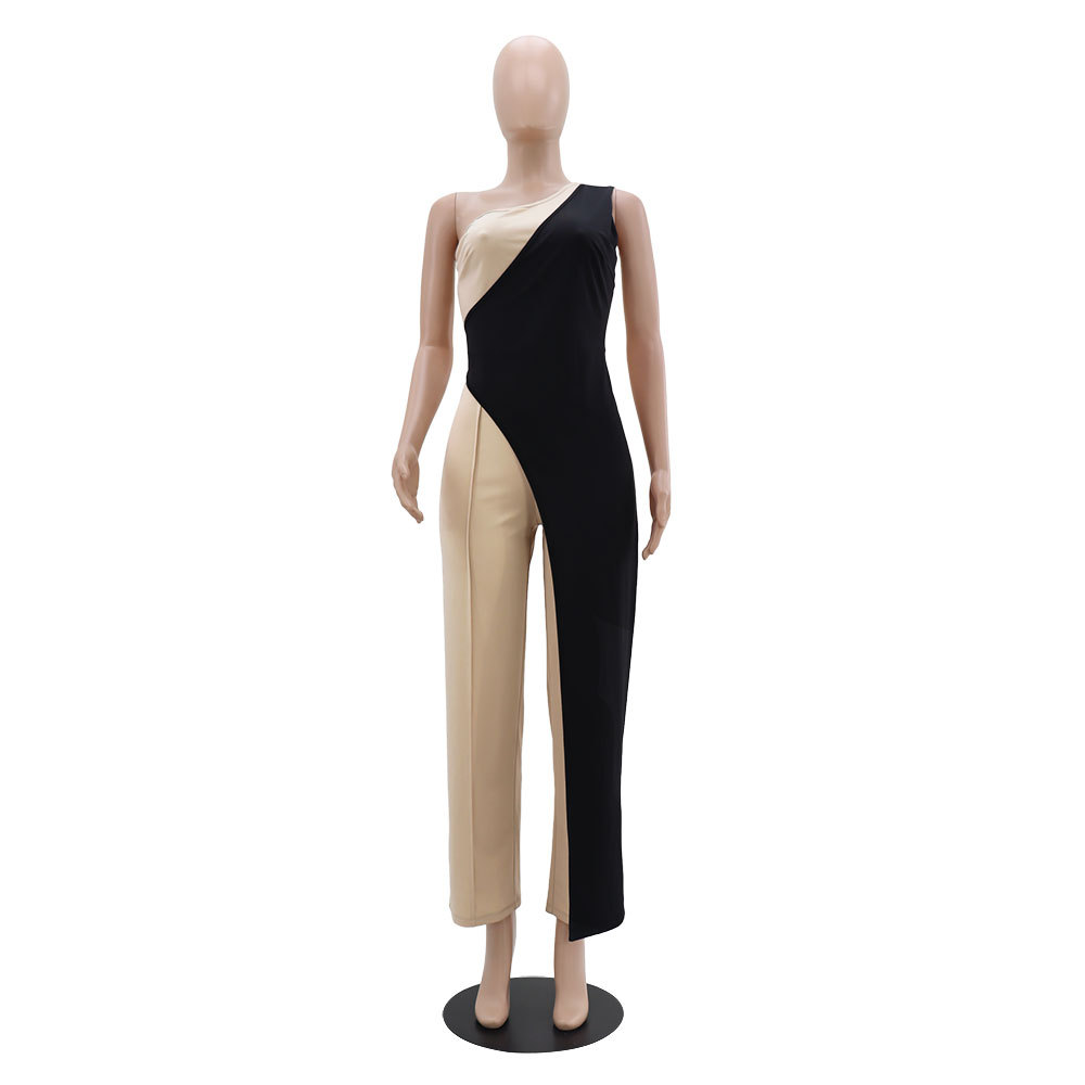 Temperament long pants loose jumpsuit for women