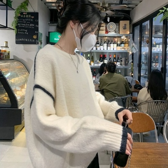 Autumn and winter tops large yard sweater for women