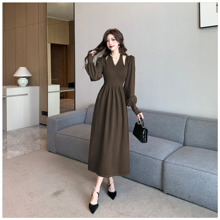 Temperament dress inside the ride long dress for women