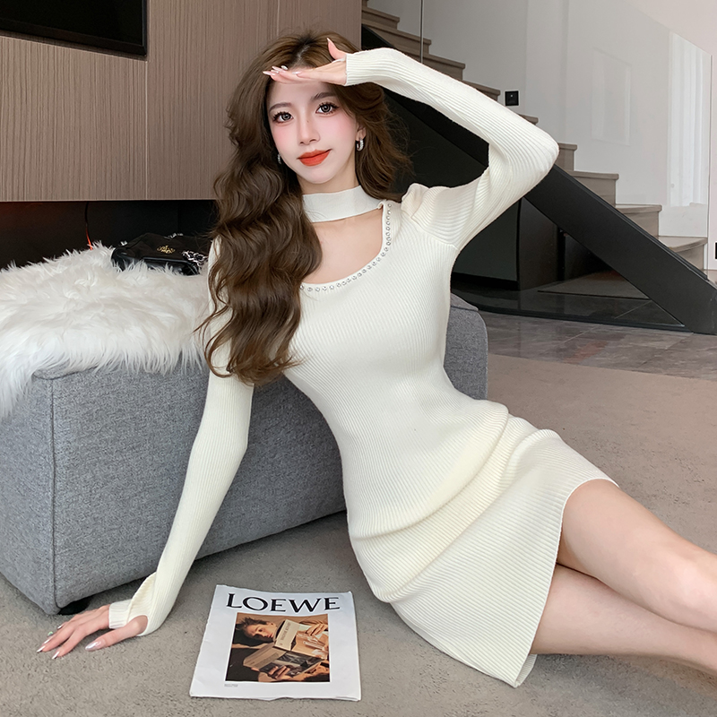 Bottoming sexy package hip slim dress for women