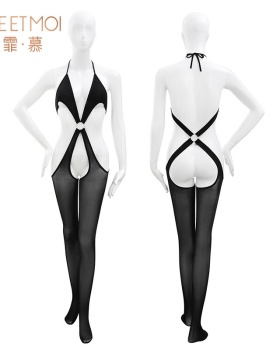 Adult round hollow Sexy underwear open crotch sexy stockings