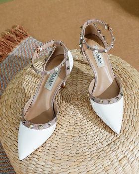 Bridesmaids high-heeled shoes spring shoes for women