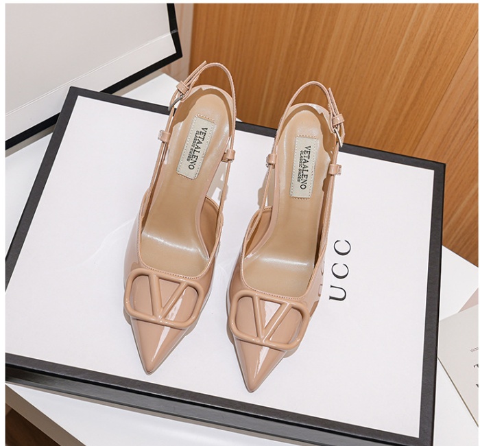 Fine-root high-heeled shoes pointed sandals for women