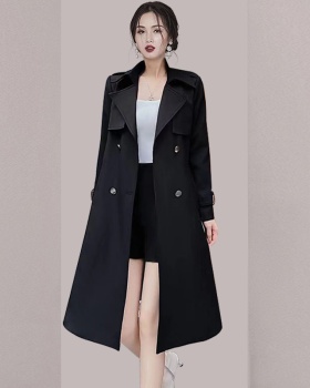 Long business suit Korean style windbreaker for women