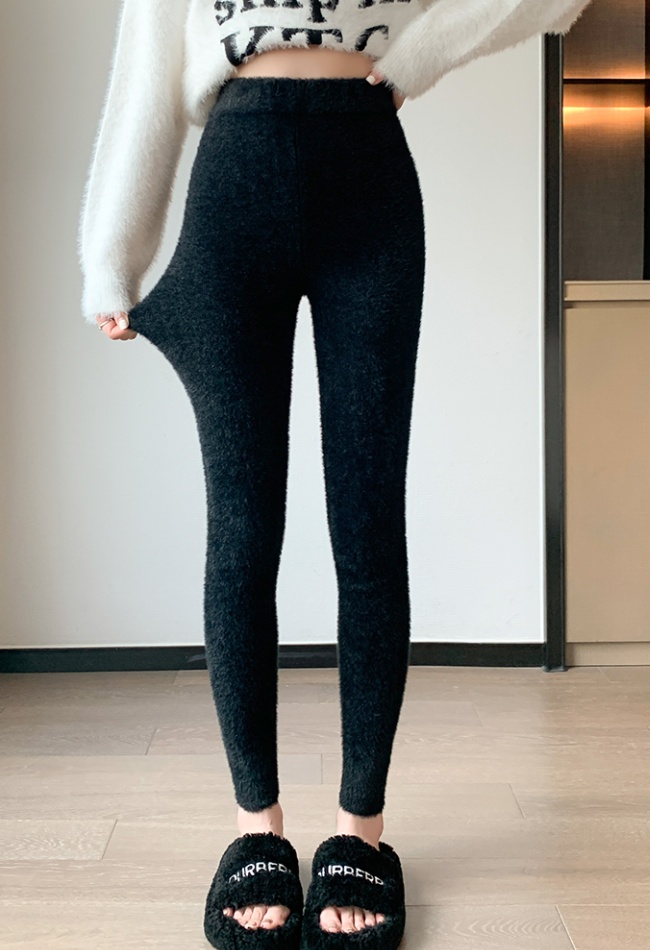Tight feet trousers high waist leggings for women