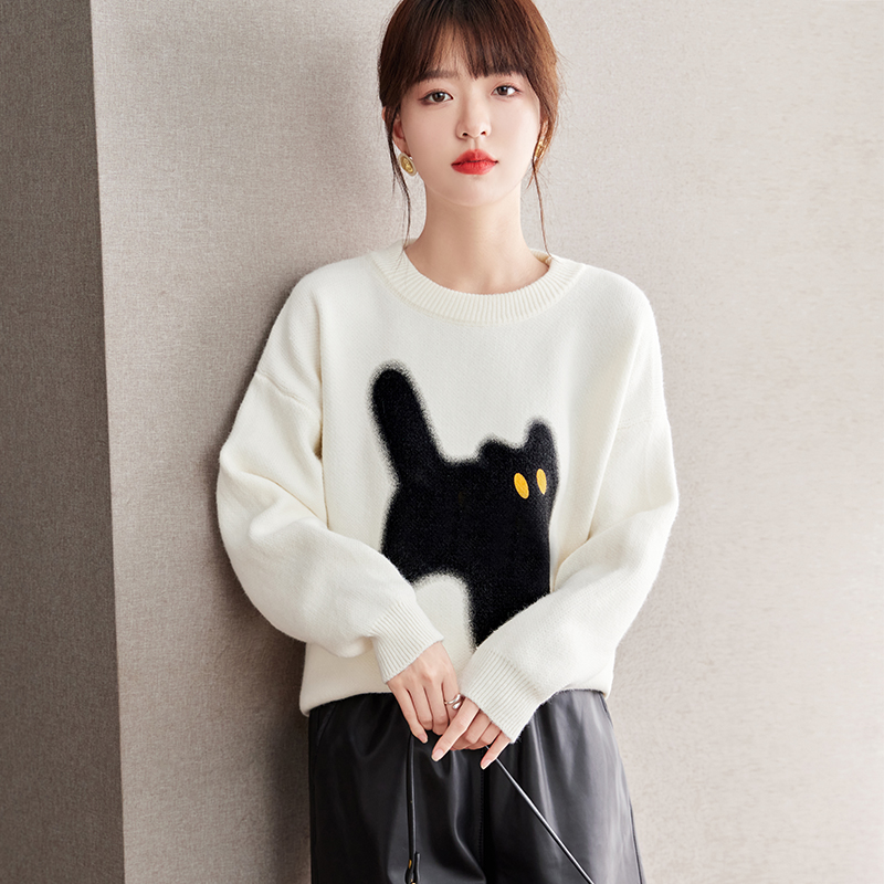 Winter thick loose autumn and winter lazy sweater