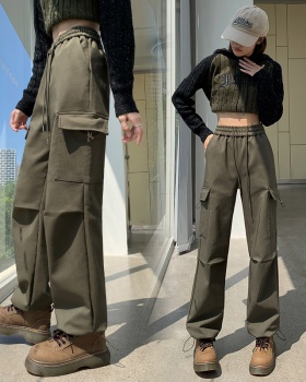 American style work pants plus velvet sweatpants for women