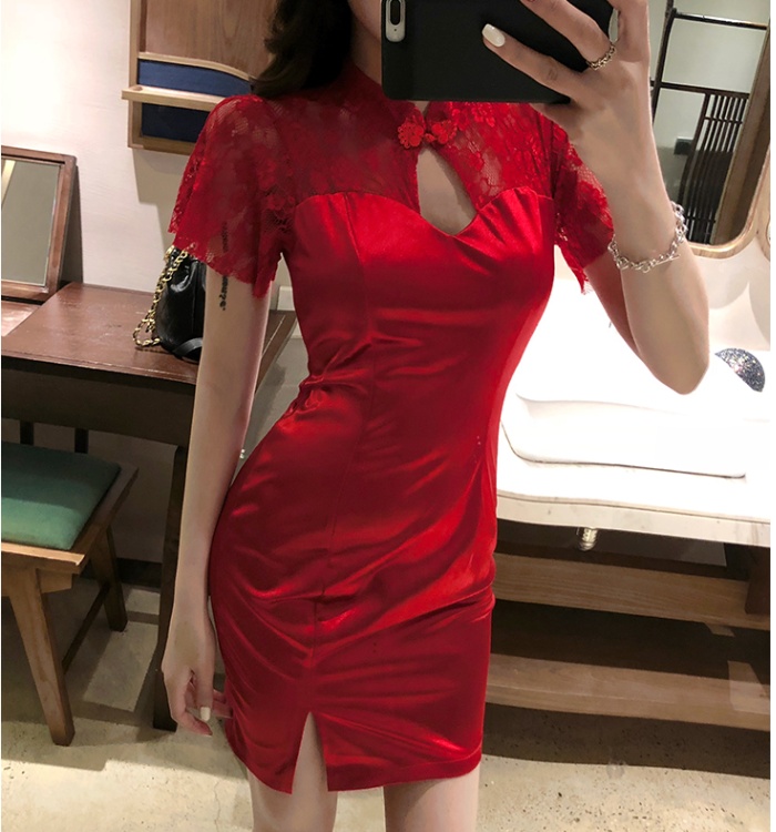 Short nightclub cheongsam modern small dress