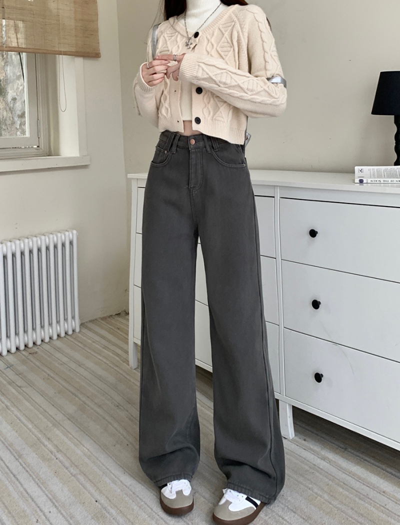 Complex thermal jeans plus velvet pants for women