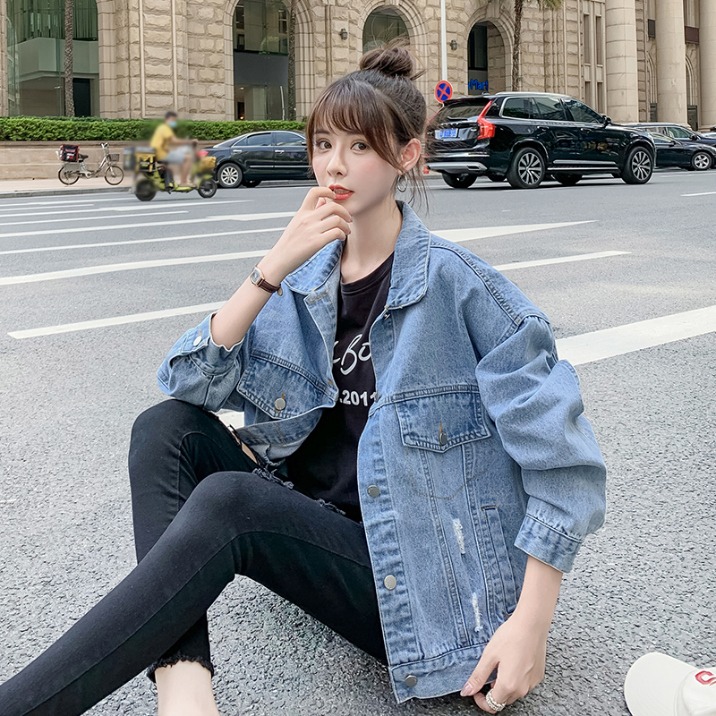 Long sleeve loose tops Casual coat for women
