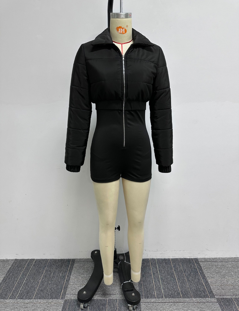 European style jumpsuit conjoined cotton coat