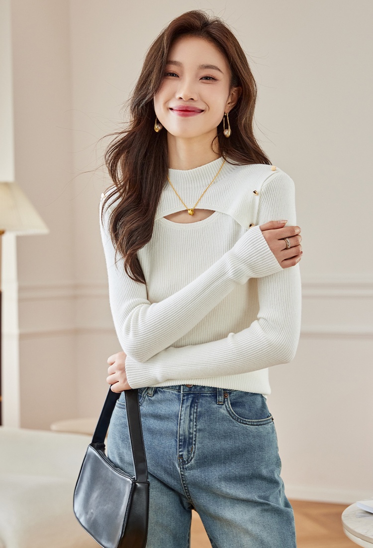 Western style sweater niche tops for women