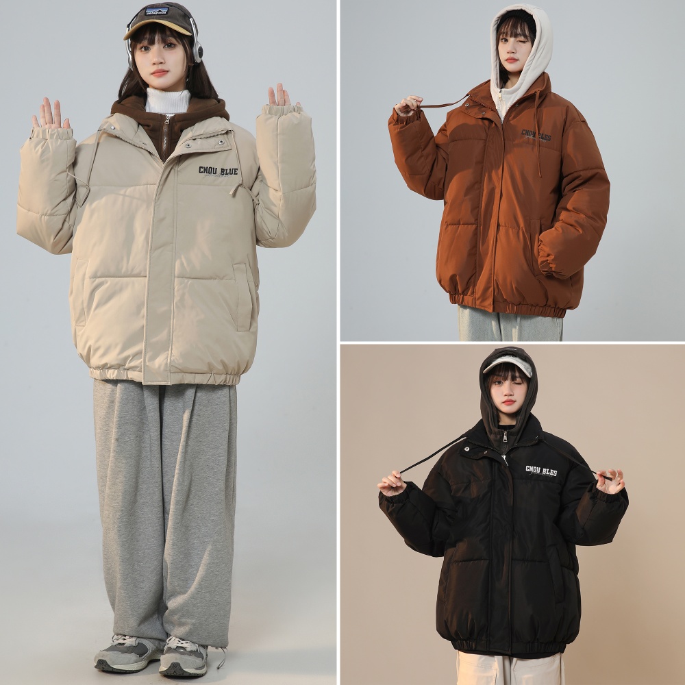 Student Casual down coat retro cotton coat for women
