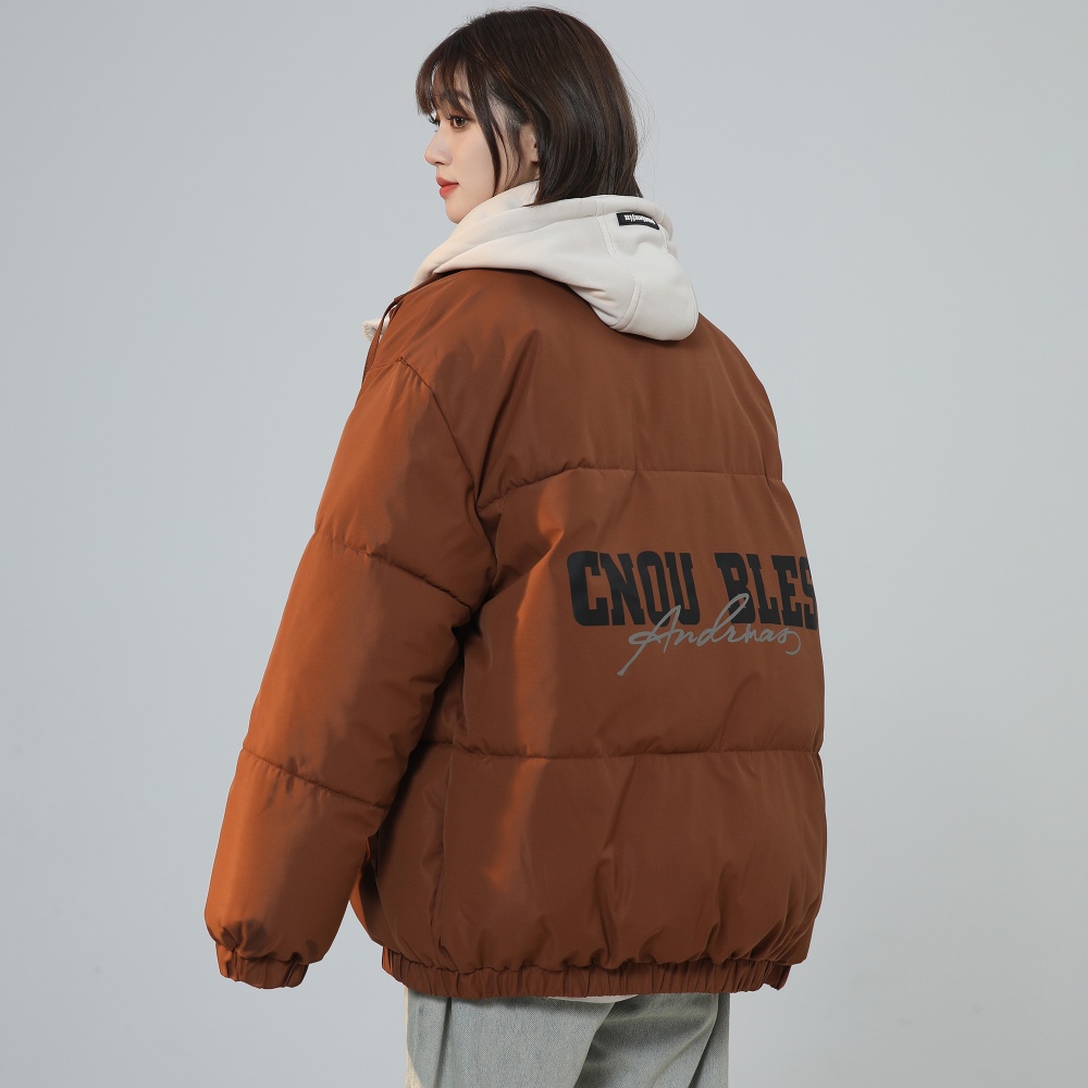 Student Casual down coat retro cotton coat for women