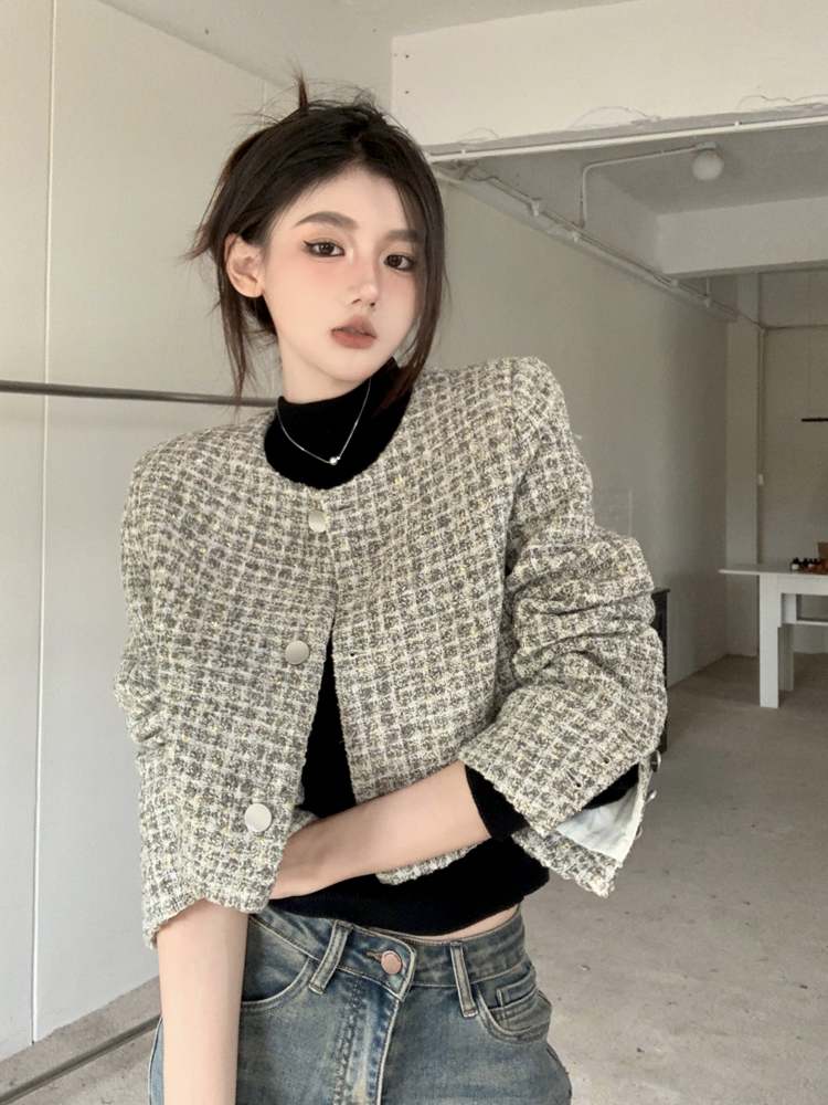 France style chanelstyle tops temperament coat