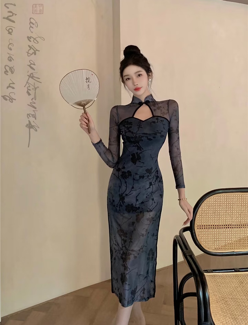 Elegant modern dress special perform cheongsam for women