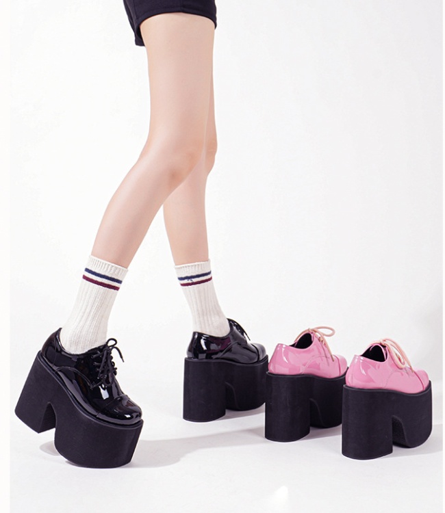 High-heeled shoes thick crust platform for women