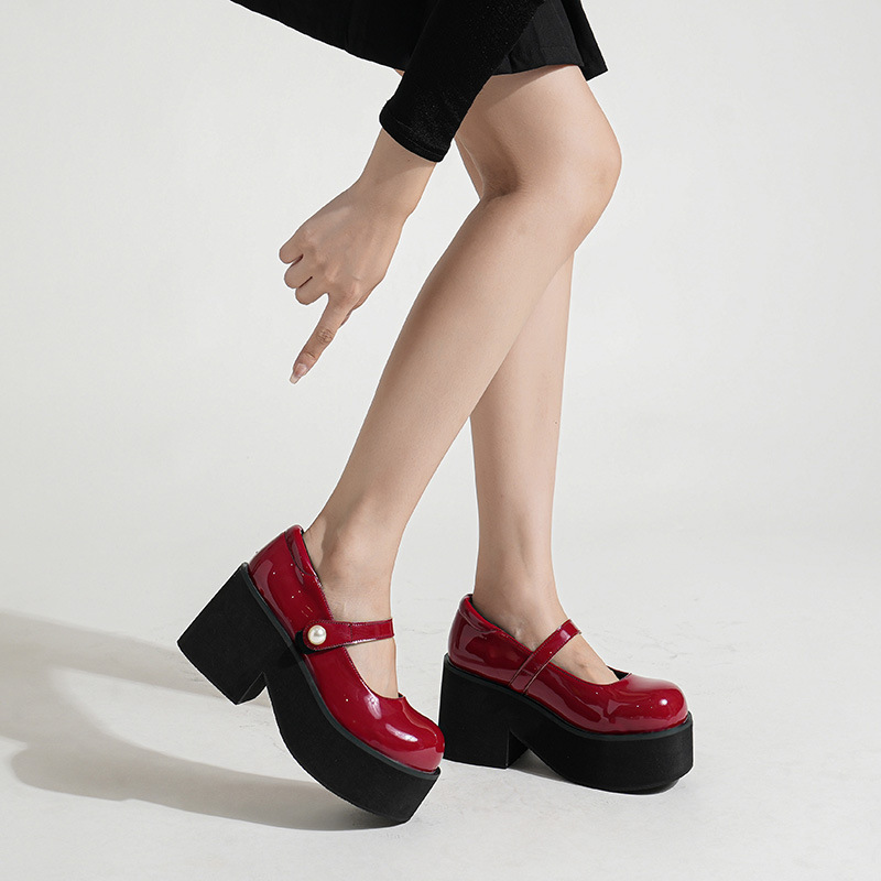 Pearl slipsole shoes platform soles platform for women
