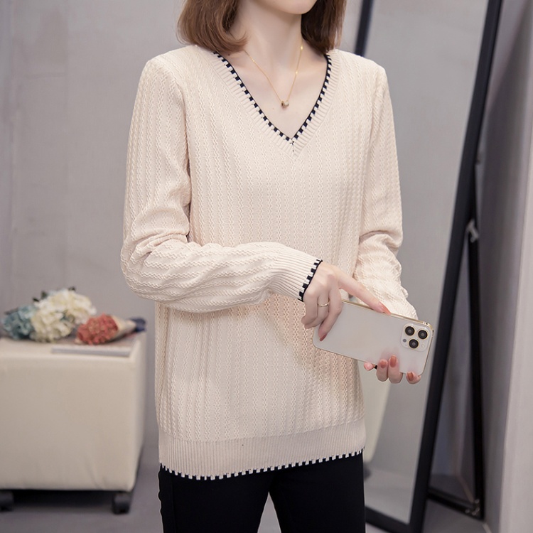Loose sweater autumn and winter bottoming shirt for women