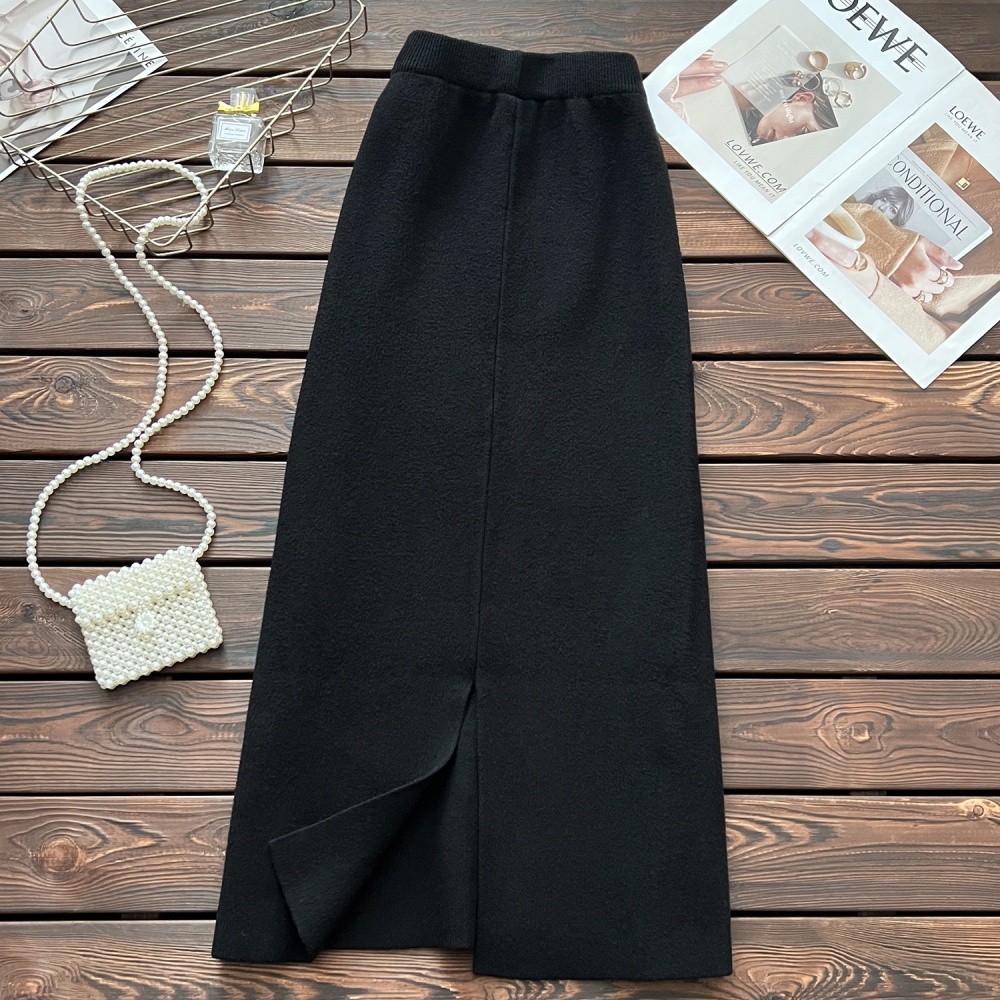Thick after the split autumn and winter skirt