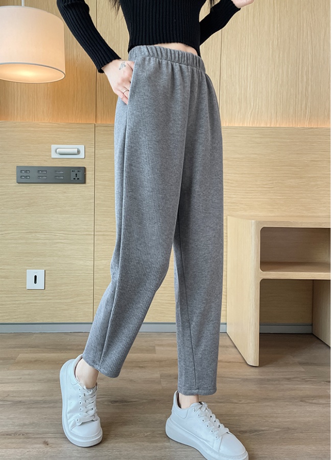 Harem Casual nine pants plus velvet winter pants