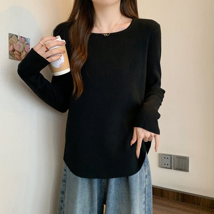 Thick large yard tops loose fat sweater for women