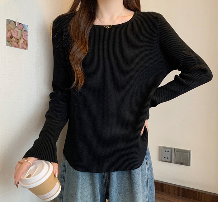 Thick large yard tops loose fat sweater for women