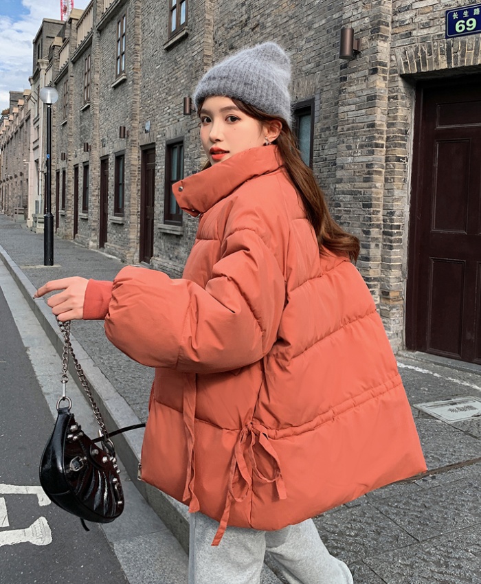 Down bandage coat thick loose bread clothing for women