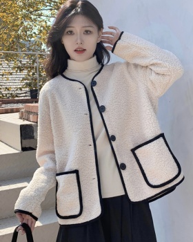 Korean style jacket autumn and winter tops for women