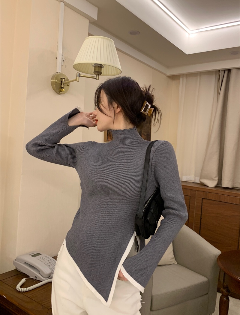 All-match bottoming shirt high collar sweater
