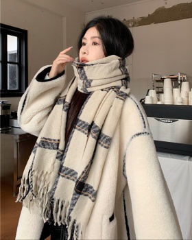 Korean style winter scarf all-match plaid scarves