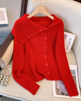 Autumn and winter sweater doll shirt for women