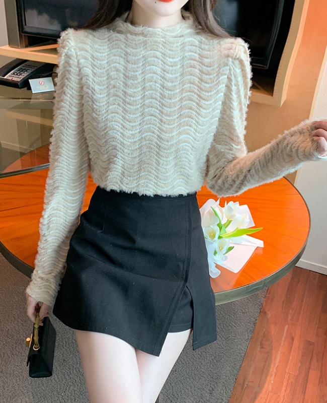 Long sleeve shirts lace bottoming shirt for women